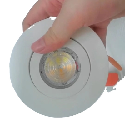 Home Office 5W 360D Beam Angle Recessed LED Downlight with 80 Ra CRI and Sleek LED Design