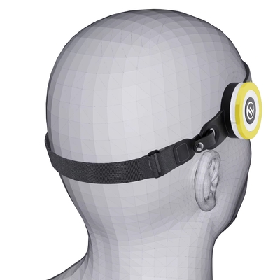 Full View Portable Headlamp with 6000K Daylight Alert and Dimmable COB LED Work Light