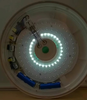IP20 Rated Ceiling Lights with Lithium Battery Radar Sensor and 1440lm Luminous Flux