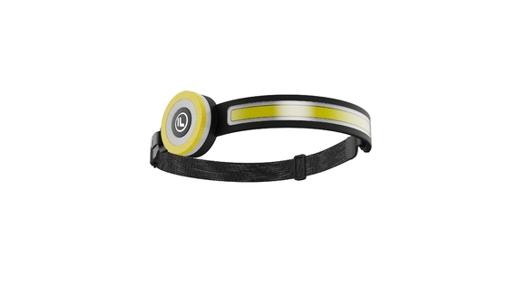 Full View Portable Headlamp with 6000K Daylight Alert and Dimmable COB LED Work Light