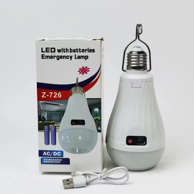 2 E27/B22 Rechargeable LED Emergency Light Bulb for Energy-Saving Lighting Solutions