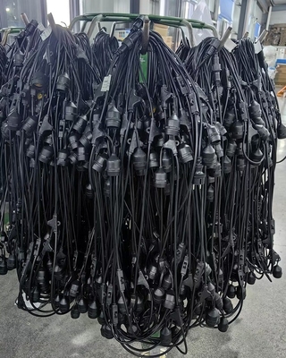 100M Waterproof Outdoor Hanging String Light Bulb with 200pcs Holders No-Bulb CCT 2700K