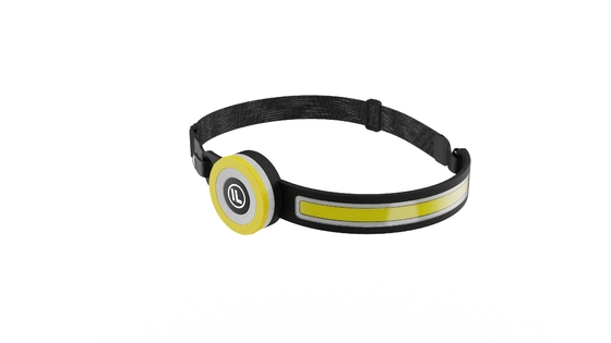 Full View Portable Headlamp with 6000K Daylight Alert and Dimmable COB LED Work Light