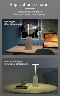 Three CCT Stepless Dimming LED Decorative Lighting Table Lamp for Bedroom DIY Design