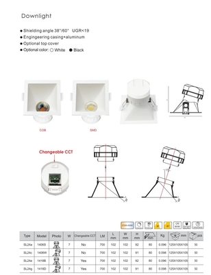 Lighting Solutions Service Round LED Down Lamp for Living Room Background Wall Light