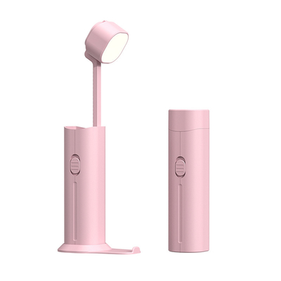 1200/5000mAH Battery Rechargeable Red Color USB LED Eye Protection Table Lamp Powerful