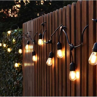 Waterproof IP65 LED Bulb String Hanging Light for Festive Atmosphere and Decoration