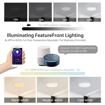 Lighting Solutions Service 30w Slim Tuya WiFi Smart LED Ceiling Light No DIY Required