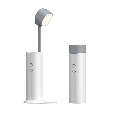 USB LED Eye Protection Table Lamp with Powerful Artful Torch and Rechargeable Battery