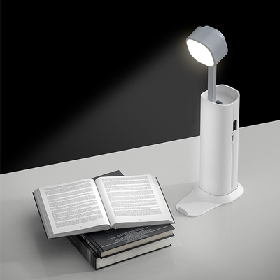 USB LED Eye Protection Table Lamp with Powerful Artful Torch and Rechargeable Battery