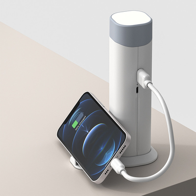 USB LED Eye Protection Table Lamp with Powerful Artful Torch and Rechargeable Battery