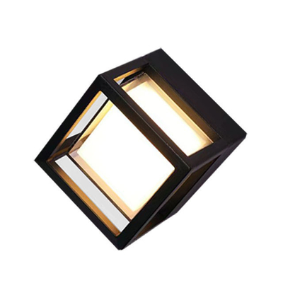 Round and Square Wall Outdoor IP65 LED Garden Lamp 10W 15W for Energy Saving Lighting