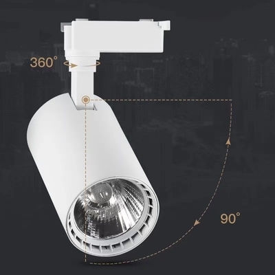 10W 4 Phase Wire Adjustable COB Spot Mini Rail LED Track Light with Modern Design
