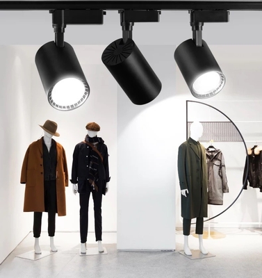 10W 4 Phase Wire Adjustable COB Spot Mini Rail LED Track Light with Modern Design
