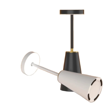 Metal ABS Shade Touch Charging Smart Table Lamp with Dimming and Atmosphere Lighting