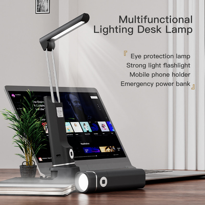 10W High CRI Dimmable Desk Lamp with Long Battery Life and Large-Capacity Lithium Battery