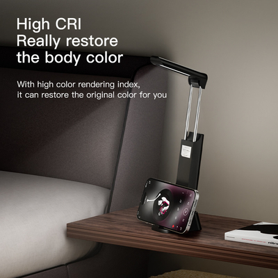 10W High CRI Dimmable Desk Lamp with Long Battery Life and Large-Capacity Lithium Battery