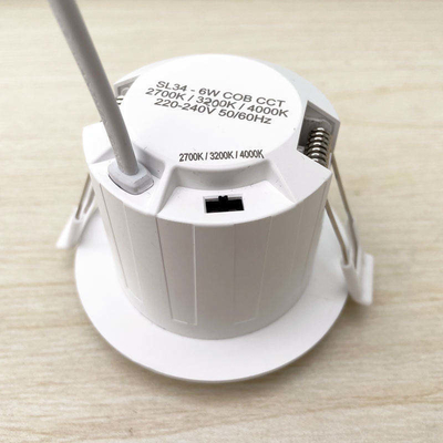 60lm/w Lamp Luminous Efficiency Wiring Base Ugr 6w 400lm Down Light 38 Degree Spotlight