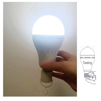 Li-ion Rechargeable Battery LED Bulb 12W E27 B22 for Emergency and Healthy Usage