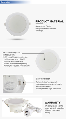IP44 Rating and Lighting Solutions Service 18W Smart Tuya Google Alexa LED Down Light