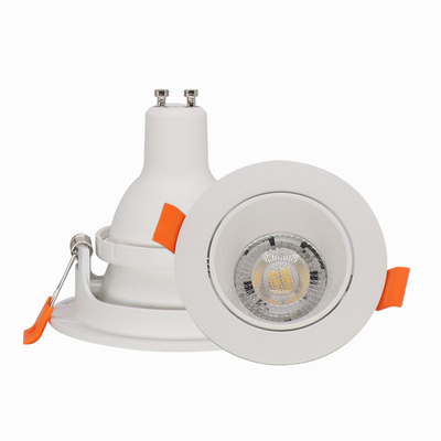 Round Embedded Ceiling Anti Glare Gu10 Mr16 Led Light Spotlight Fixture for Commercial