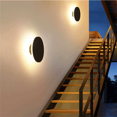 AC 85-265V Modern Circular Panel LED Ceiling Light for Stairway and Corridor Lighting