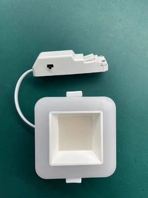 100lm/w 3-Step 2700K-6500K Interior Lighting Muare Recesseini Track Wall Washer Spotlight Led Downlight Ceiling Recessed Cob Down Light