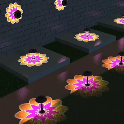 Solar Projection Lights and Die-casting Column Top Lamp with High Brightness LED