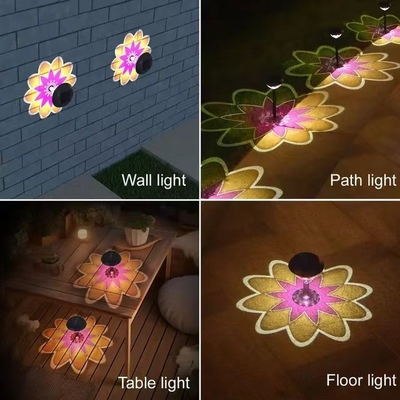 Solar Projection Lights and Die-casting Column Top Lamp with High Brightness LED