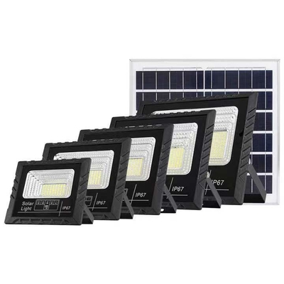 Black Waterproof Warehouse Stadium Solar Charging Floodlight Solar Led Outdoor Light