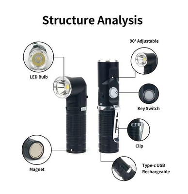 5.0V/2.4A USB Cell Phone Car Charger with LED Flashlight Portable and DC Power Supply
