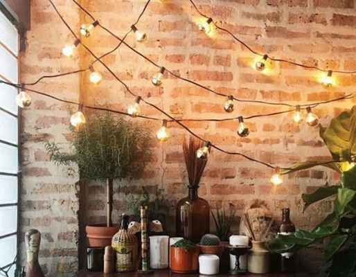 Half Chrome Plating A60 6W Warm White 2700K LED Filament Retro Bulb for E27 Base Type