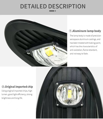 25W Waterproof Ip65 Emergency Outdoor Lighting 2800lm Streetlight 1 Hour Working Time