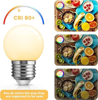 Small Globe Light Bulb IW in 3000K for Halloween Christmas Wedding Party Decor