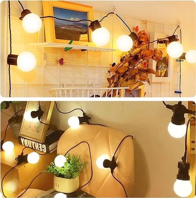 Small Globe Light Bulb IW in 3000K for Halloween Christmas Wedding Party Decor