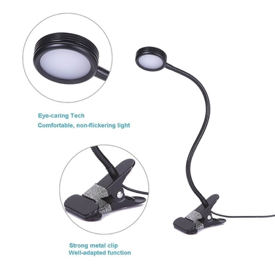 DIY 450lm Customized Bedtime Reading 360 Degree Flexible Gooseneck Small LED Desk Lamp