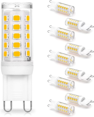 G9 LED Bulb 4W 40 Watt T4 Dimmable 2700K Soft Warm White 120V No-Flicker Chandelier Lighting 450LM