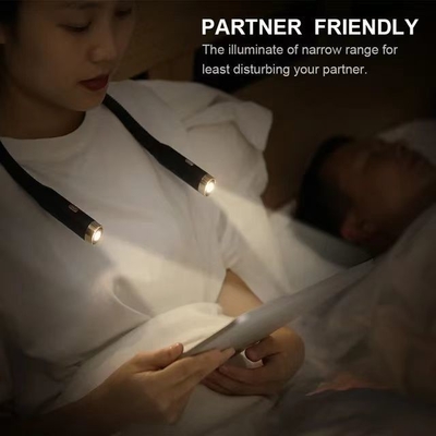 Control Mode Switch Control Led Portable Flexible Neck Hanging Charging Book Light for DIY