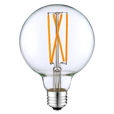 4W G125 E26 LED Sapphire Filament Global Bulb for Manual Button and Dimming Support