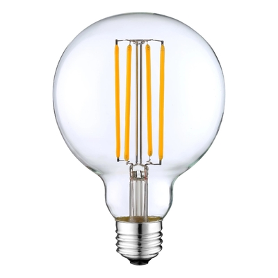 4W G125 E26 LED Sapphire Filament Global Bulb for Manual Button and Dimming Support