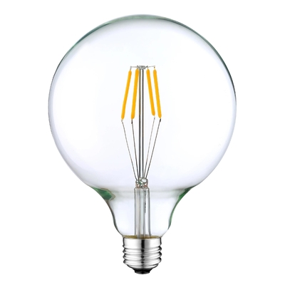 4W G125 E26 LED Sapphire Filament Global Bulb for Manual Button and Dimming Support