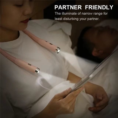 Flexible Neck Hanging Charging Switch Control Book Light for Eye Protection and Charging