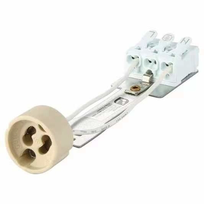 1- GU10/GZ10 Ceramic Lamp Holder Light Bulb Socket Bulb Holder for Indoor Living Room