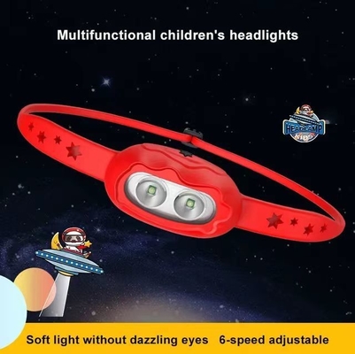 Cartoon Panda LED Headlights Color Rendering Index Ra 80 Ideal for Boys Girls Toddlers