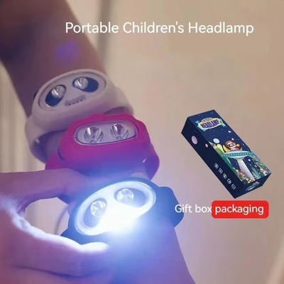Cartoon Panda LED Headlights Color Rendering Index Ra 80 Ideal for Boys Girls Toddlers