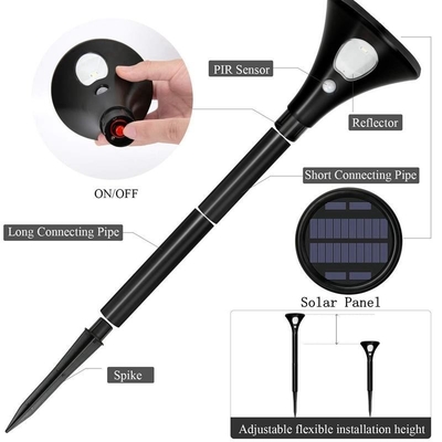 106*618.5mm Solar Garden Courtyard LED Lawn Lamp for Outdoor Passage Lighting Durable