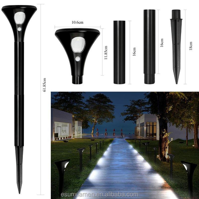 Solar Power Landscape Pathway Light with IP65 Rating and Color Temperature 2700k-6500k