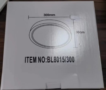 Smart Sensor Control CCT Microwave Sensor Indoor Lamp 30*3cm Ceiling Light for Office