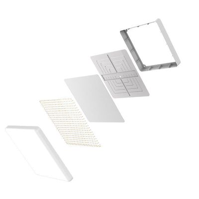 18w Square Led Ceiling Panel Light Housing with CRI Ra 80 and Eco-friendly Material