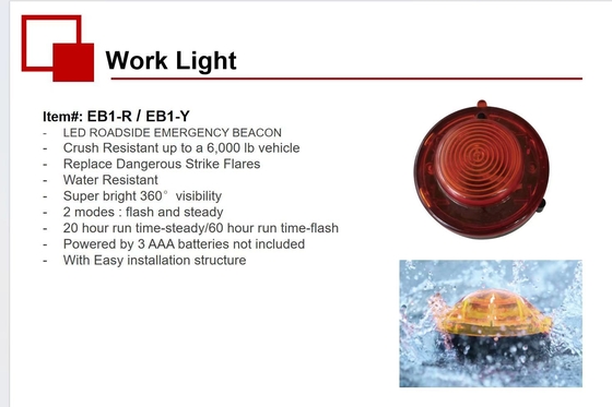 Anti-collision Traffic Safety Basting Flash Light 2- and Lighting Solutions Service